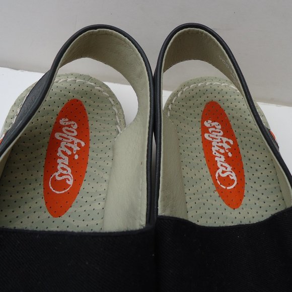 SIZE 8. Softinos leather sling back sandals . - Picture 7 of 16